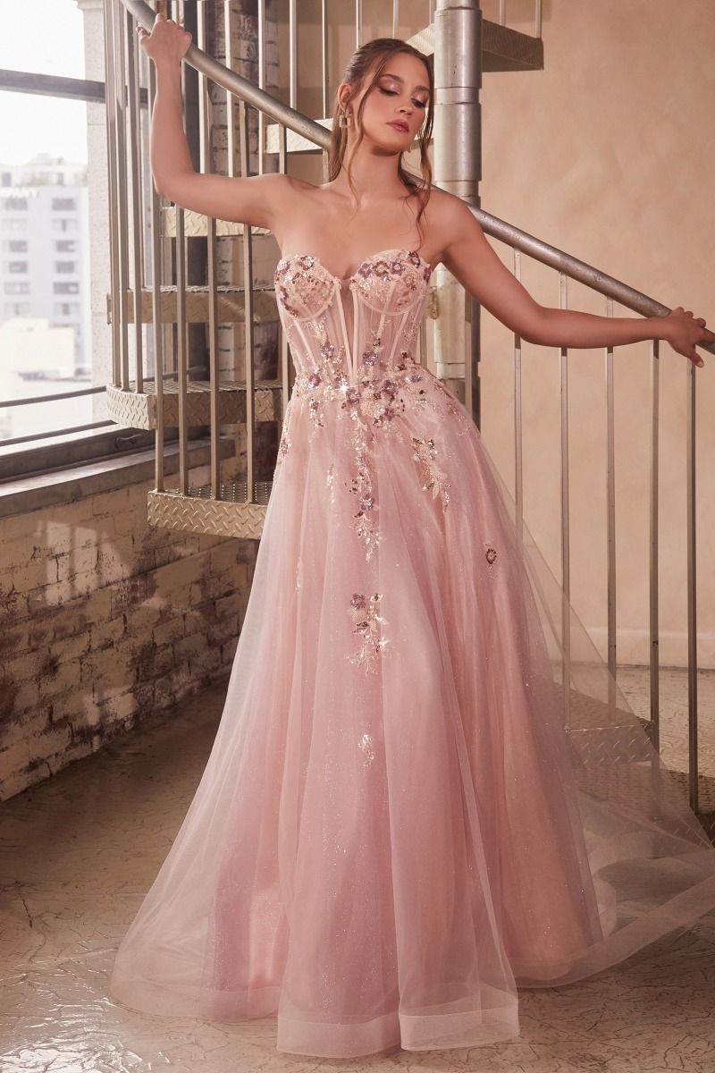 Giselle Mermaid Evening Gown- Blush – Moda Glam Boutique